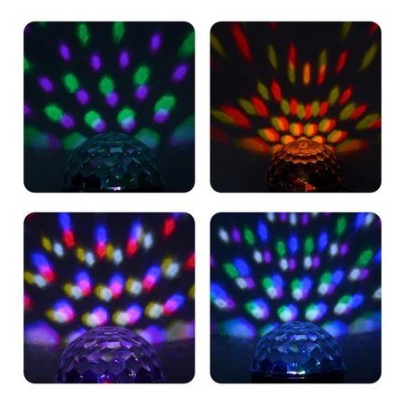 Półkula LED 6x1W RGBWOP LED Magic Ball