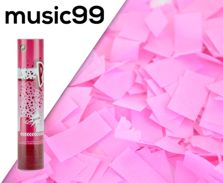 Tuba - wyrzutnia konfetti 20 cm - kolor różowy