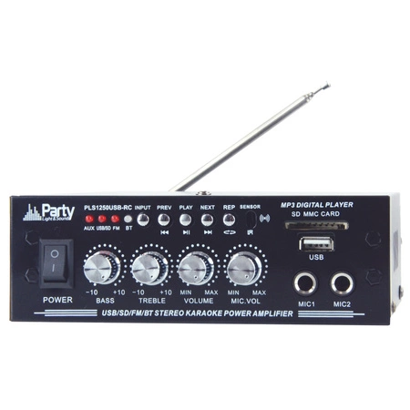 Wzmacniacz karaoke 2x 25W Party Light&Sound PLS1250USB-RC