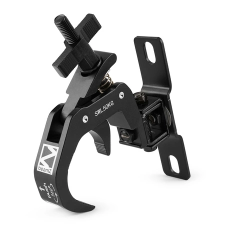 Zestaw 10x Zacisk spustowy BC50B-75M Czarny Beamz