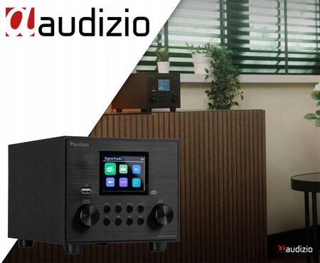 Radio Audizio Vieste DAB+ z subwooferem, czarne
