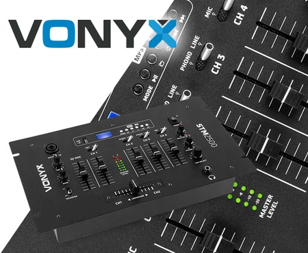 Mikser 5- kanałowy USB/MP3 BT STM2500 Vonyx
