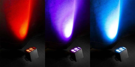 Oświetlacz akumulatorowy BeamZ BBP44 Mini Uplight do użytku na zewnątrz 4x4W 4in1