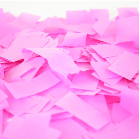 Tuba - wyrzutnia konfetti 20 cm - kolor różowy