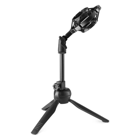 Mikrofon studyjny pojemnościowy CM300B USB Plug & play czarny Vonyx