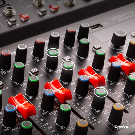 Mikser muzyczny 10-kanałowy REC BT DSP USB VM-KG10 Vonyx