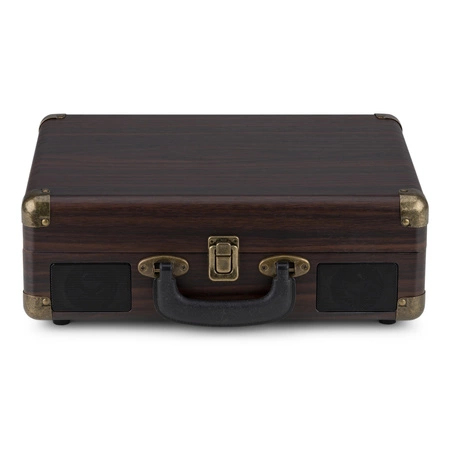 Gramofon w walizce z BT In/Out RP116DW Audizio ciemne drewno