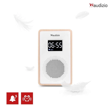 Przenośne radio DAB+ Modena z akumulatorem 2000 mAh BT5.0 jasne drewno