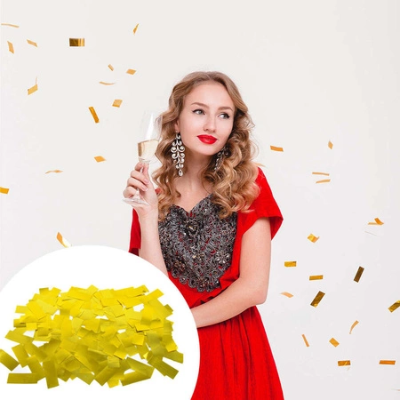 Konfetti metaliczne 1kg złote