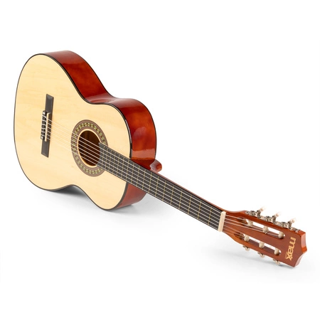 Gitara klasyczna 3/4 dla dziecka młodzieżowa SoloArt Max naturalna+ akcesoria