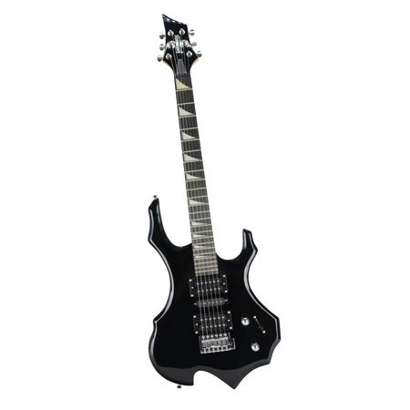 Gitara elektryczna - kompletny zestaw -Golden Guitar RFL-5 Czarny