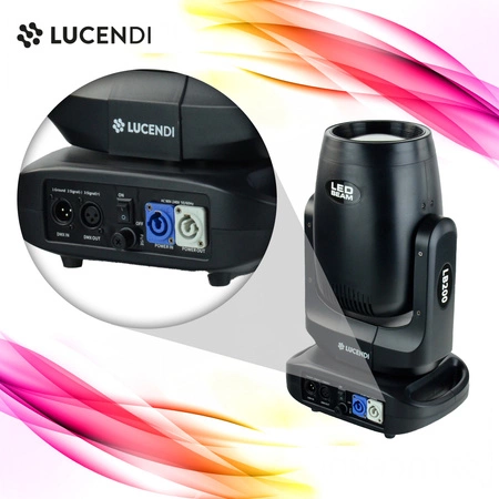 Głowa ruchoma LB200 Beam 200W LED Lucendi