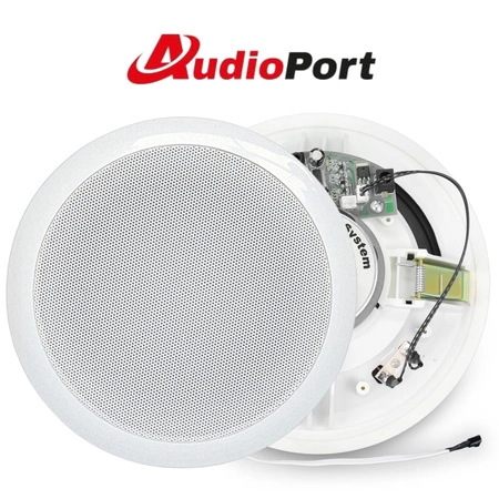 Głośnik sufitowy aktywny 6'' 20W 8Ohm BT ZS104A Audioport