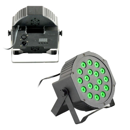 Reflektor LED PAR 18x 1,5W RGB DMX Firefog
