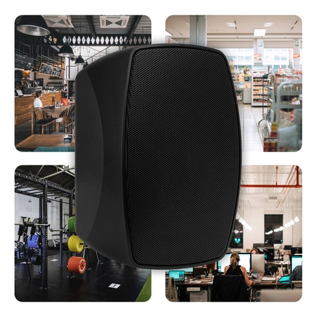 Zestaw kolumn instalacyjnych BHW40BK IPX5 4" 60W 100V 8Ohm Power Dynamics