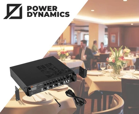 Wzmacniacz PA 100V 240W Power Dynamics PDV240MP3