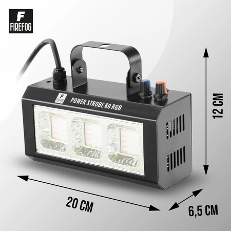 Stroboskop LED POWER STROBE 60 RGB Firefog