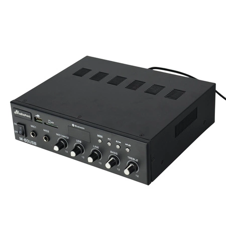 Wzmacniacz audio 60W/100V M-60USB Audioport