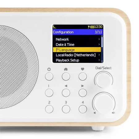 Radio internetowe Vicenza WIFI DAB+ FM akumulator białe