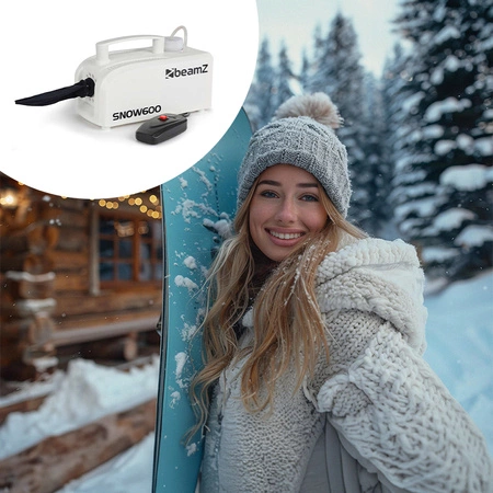 Zestaw: Wytwornica śniegu 600W Snow600+ płyn do śniegu 5l
