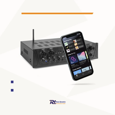 Zestaw głośników naściennych 8 x BHW60WH 6" 120W z wzmacniaczem 4 strefowym