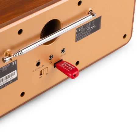 Genua Genua DAB+ Radio stereo Miedź