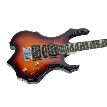 Gitara elektryczna - kompletny zestaw -Golden Guitar RFL-5 Sunburst