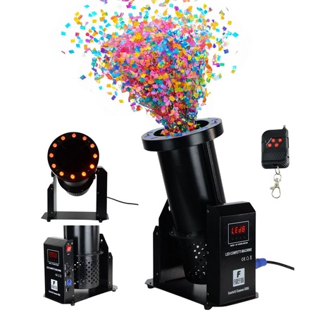 Wyrzutnia konfetti LED DMX pilot Confetti Cannon 500L Firefog 