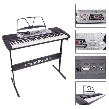 Zestaw: Keyboard MEK54100 Madison 54 klawisze+ statyw