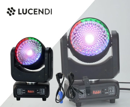 Głowa ruchoma 120W Retro RGBW 120W Wash Lucendi