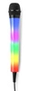 Mikrofon karaoke z oświetleniem LED RGB KMD55B czarny