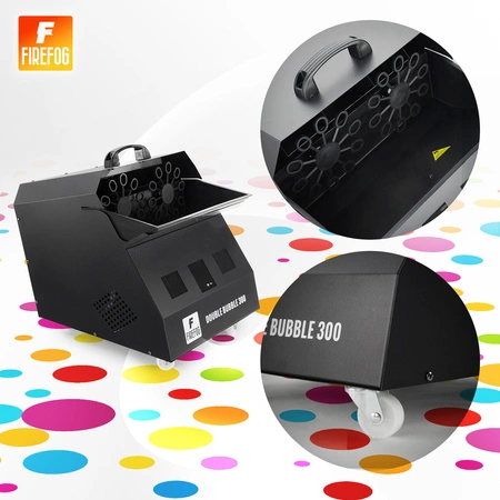 Podwójna wytwornica baniek z pilotem 300W Firefog