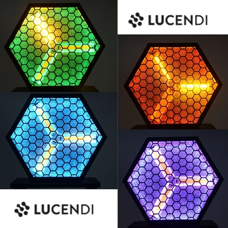 Reflektor LED RGB+W DMX lampa retro H1 Lucendi