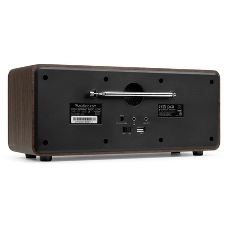 Radio internetowe Foza WiFi Stereo z DAB+ brązowe Audizio