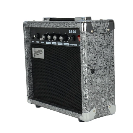 Wzmacniacz gitarowy GA-20 - srebrny Golden Guitar