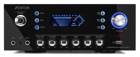 Wzmacniacz stereo Fenton AV120FM-BT 2x 60W z Bluetooth i radiem