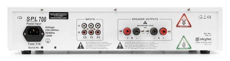 Wzmacniacz SPL 2x 350W 700MP3 Skytec