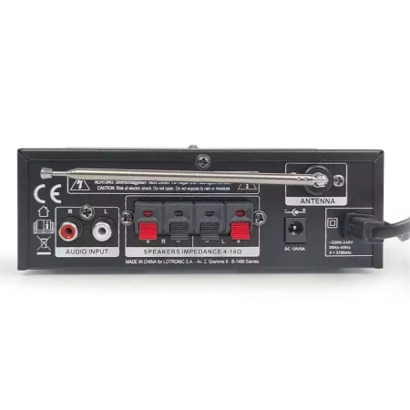 Wzmacniacz karaoke 2x 25W Party Light&Sound PLS1250USB-RC