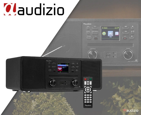 Radioodtwarzacz Avola CD/BT/DAB+/WIFI czarny Audizio