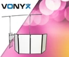 Statyw Vonyx DISCO STAND dla DJ'a+ Ekran dla DJ'a Parawan Vonyx DJ Screen