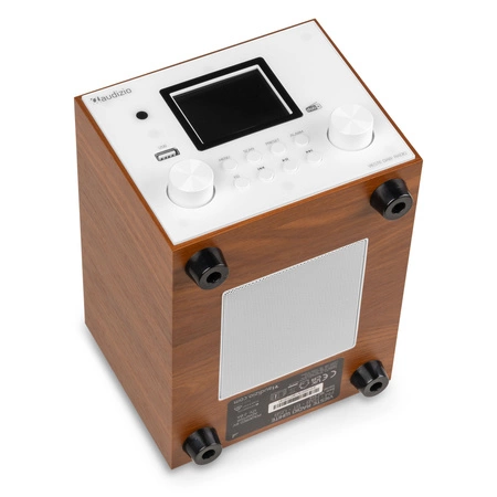 Radio Audizio Vieste DAB+ z subwooferem, białe