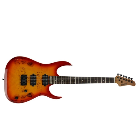 Gitara elektryczna - kompletny zestaw -Golden Guitar PSG-3 wiśnia