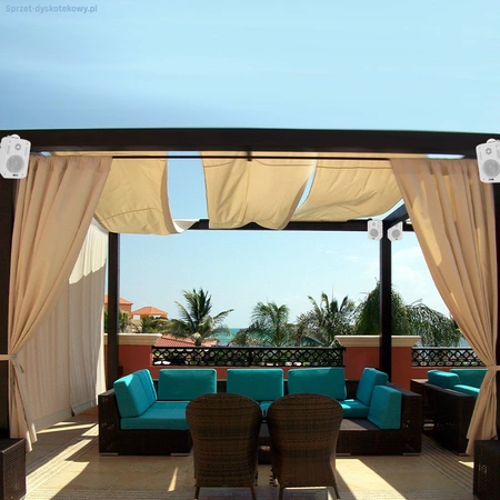 Kolumny instalacyjne 100V 3" 60W IPX5 PD BC30V białe Power Dynamics