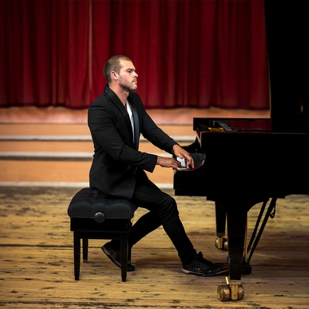 Ława stołek siedzisko do pianina Hardman