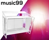 Stół stanowisko DJ składane białe + torba