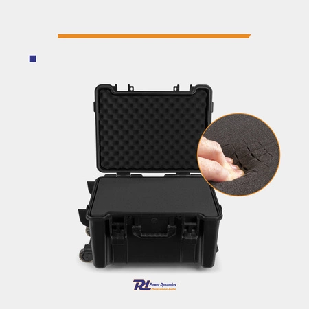 Uniwersalna walizka transportowa case GIGCase34T - IP67 - kolor czarny Power Dynamics -