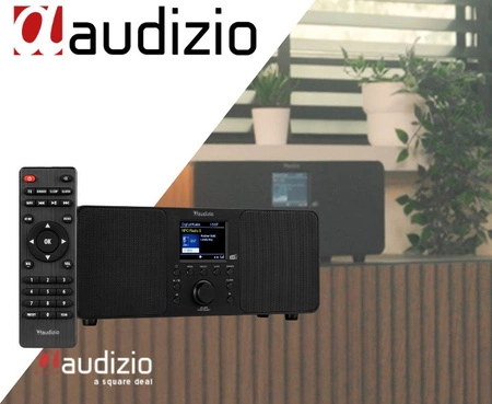 Radio cyfrowe Genua DAB+ FM stereo Audizio brązowe