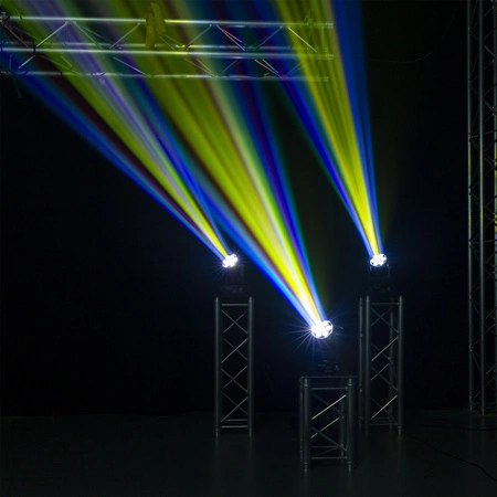 Zestaw: 2x Głowa ruchoma Cobra 160 Spot 100W z 6x 10W B-Eye Beamz+ case