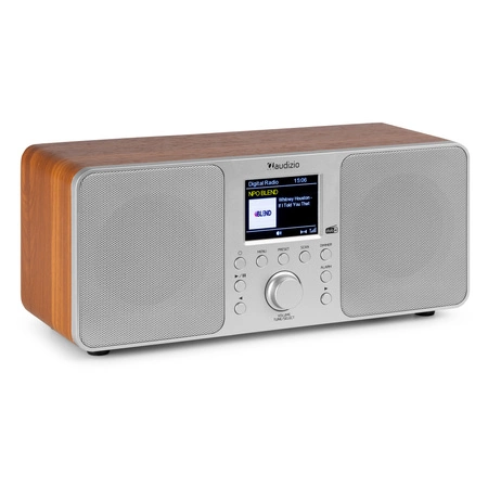 Radio cyfrowe Genua DAB+ FM stereo Audizio srebrny