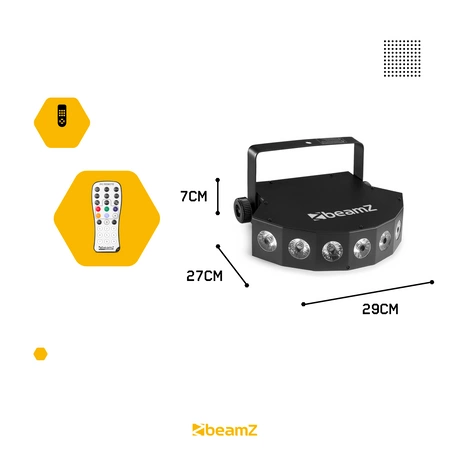 Efekt imprezowy LED Fingers7 DMX RGBW Beamz